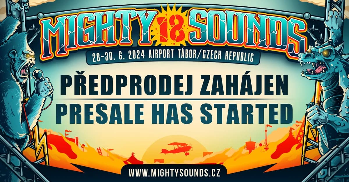 Předprodej na Mighty Sounds 2024 začal! // Presale for Mighty Sounds 2024 has started!