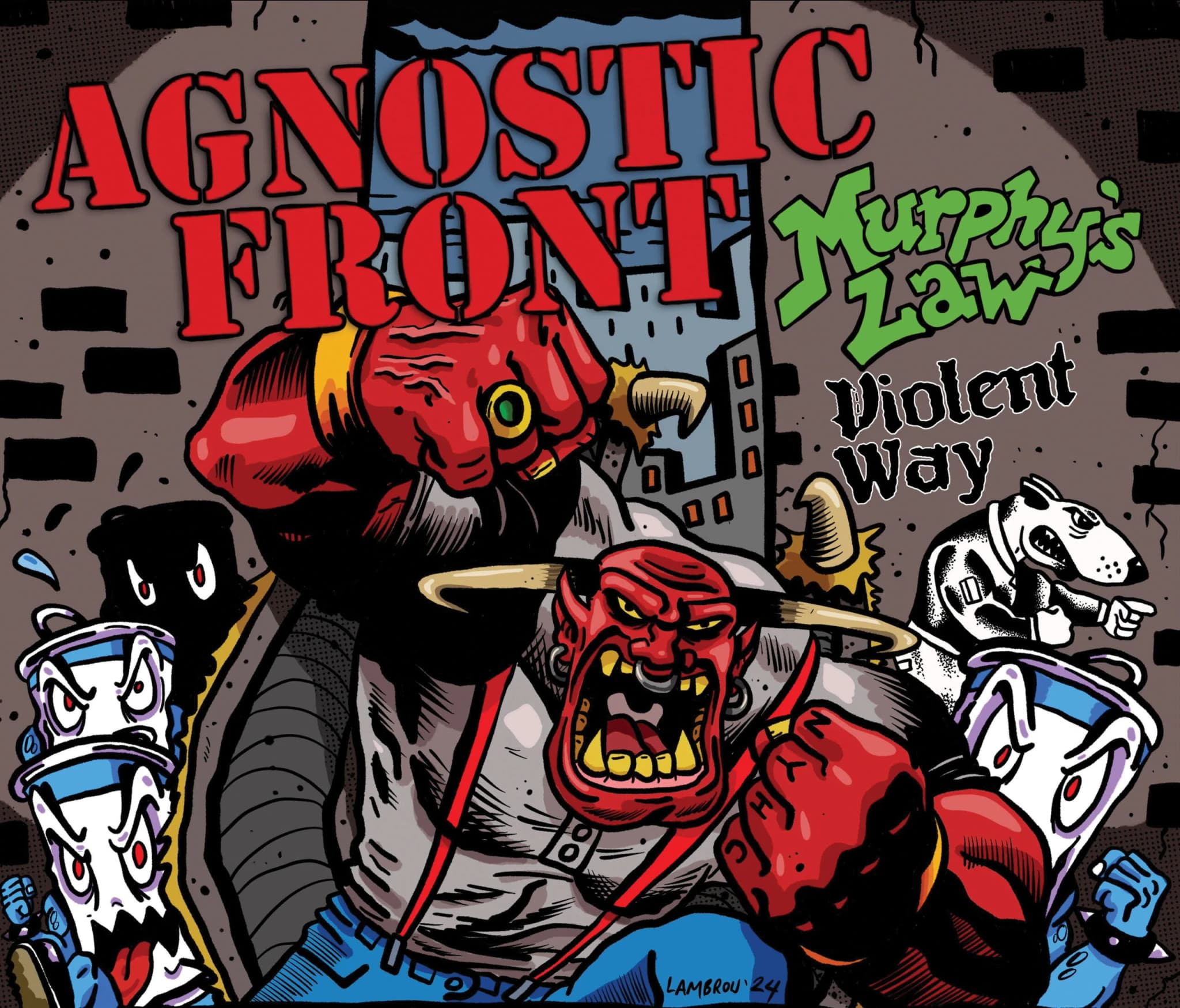 Agnostic Front, Murphy's Law a Violent Way v Praze