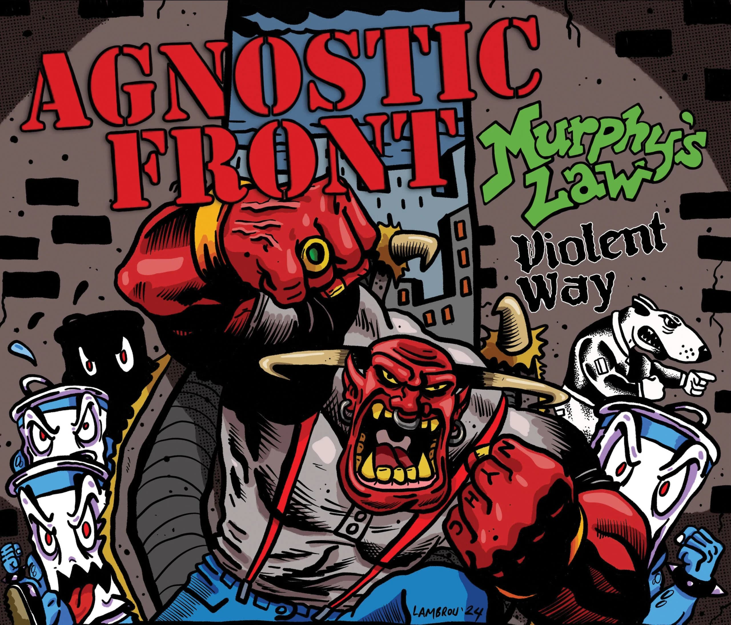 Agnostic Front, Murphy's Law a Violent Way v Praze