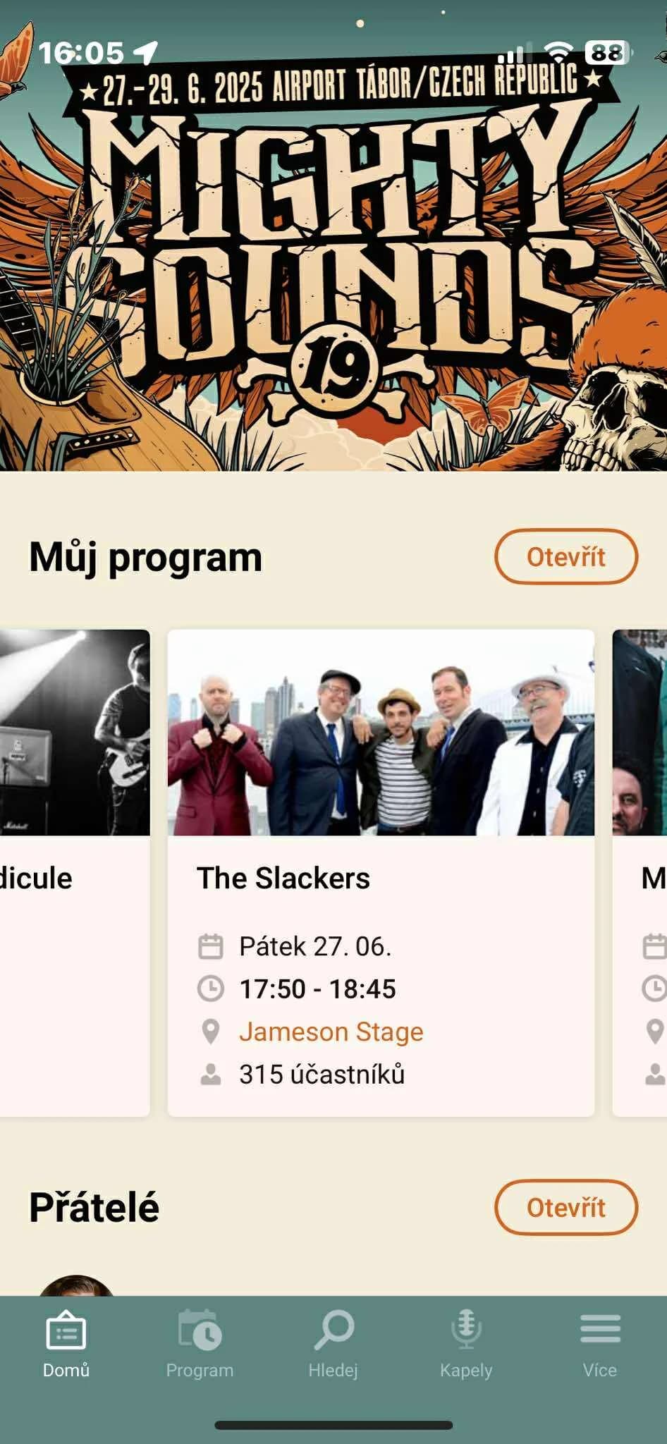Mighty Sounds - mobilní aplikace
